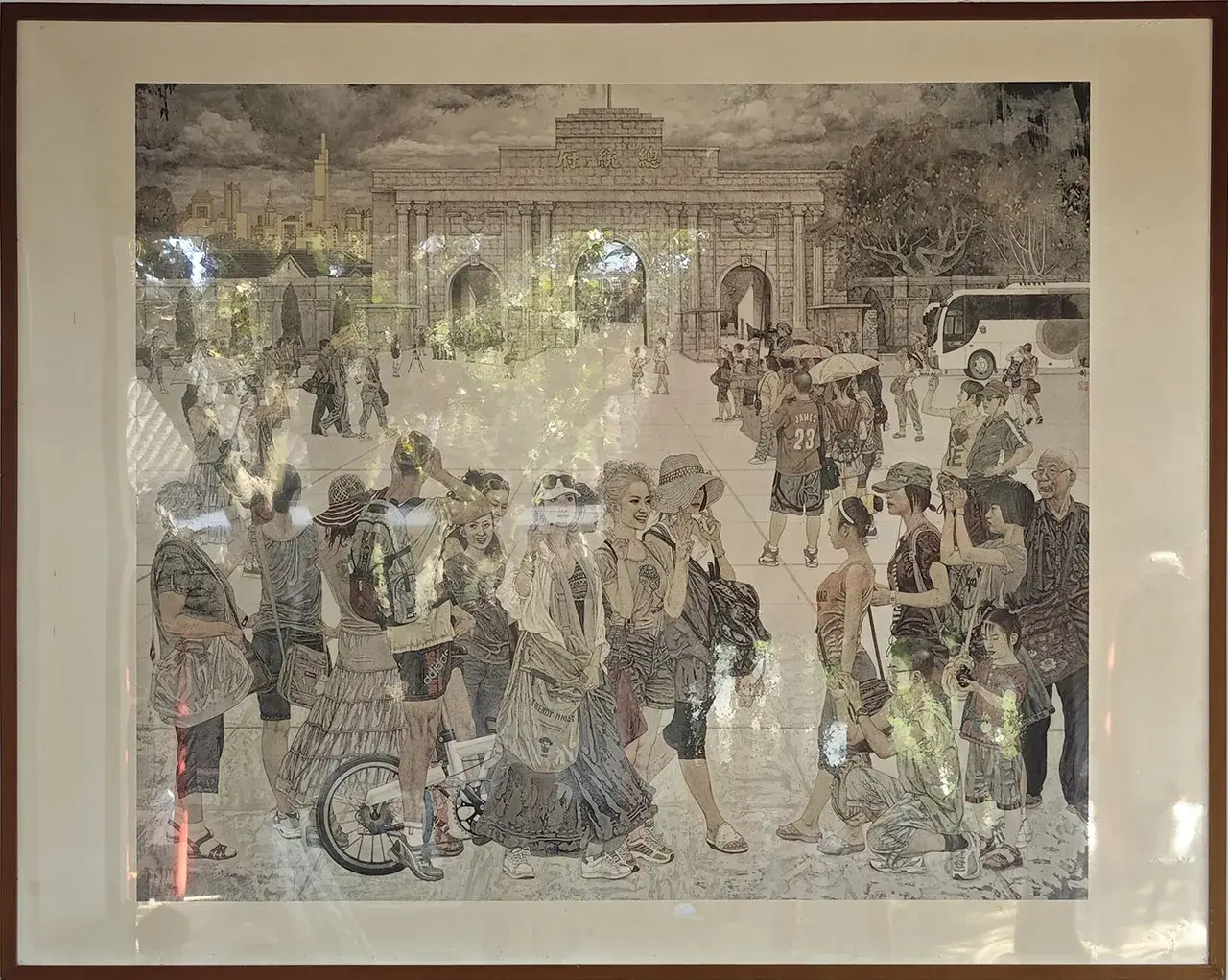 勒布朗詹姆斯参观总统府